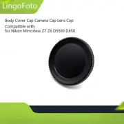 Body Cover Cap Camera Cap Lens Cap for Nikon Mirrorless Z7 Z6 D3500 D850