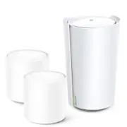 TP-Link Deco X73-DSL(3-pack) AX5400 VDSL Whole Home Mesh Wi-Fi 6 Modem System 270sqm Coverage For 1-3 Bedroom Houses, Dual-Ban