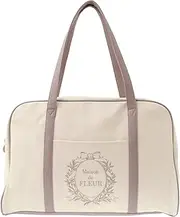 Maison de FLEUR(メゾン ド フルール) Tote Bag, Canvas Carry On Boston Bag