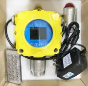 Gas Leak Monitor Detection Fixed SO2 Gas Detector Analyzer Sound Light Alarm
