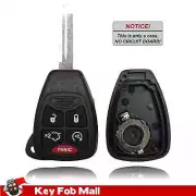 New Key Fob Remote Shell Case For a 2009 Dodge Avenger w/ 5 Buttons