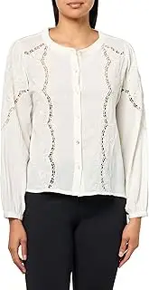 [Lucky Brand] Women's Lace Mandarin Collar Shirt