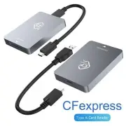 CFexpress Type A Card Reader USB 3.1 Gen 2 10Gbps , Plug&Play CFexpress Reader I