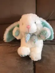 Vintage Kmart White Easter Bunny Rabbit Stuffed Animal 16”