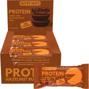 Nutry Nuts Protein Hazelnut Butter Cups Double Choc 42g (Pack of 12)