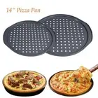 With Handles Kitchen Baking Tray Crispy Crust Pizza Cooking Tool Pizza Pan