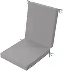 Outdoor Patio Dining Chair Cushion, High Back Density Foam Waterproof Garden Cus