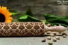 Wooden Rolling Pin Embossed Damask dough Roller Carved cookie Mold Textured