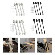 4 Pieces Table Legs Stable Heavy Duty Multifunction Adjustable Portable for Side