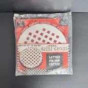 Vintage New Criss-Cross Lattice Pie Crust Top Cutter Clough Products - Sealed
