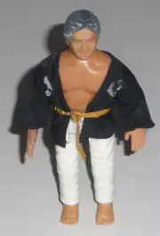 THE KARATE KID SATO (Break Away Chain) Remco 1986 loose with Gi only