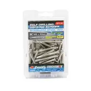 Zenith 12g x 50mm Stainless Steel Quick Shot Decking Screws - 50 Pack