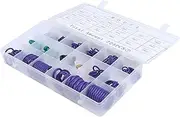 HOMOCONO 225pcs Rubber Gasket Assortment Kits O- for Repair Sealing Ring Kit Sealing Gasket Washer