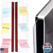 NovaViva Frameless Monitor Memo Board for No Edge Monitors,Office Desk Access