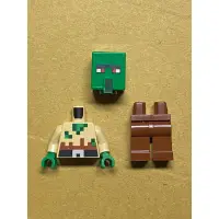 在飛比找蝦皮購物優惠-LEGO 樂高 人偶 殭屍村民 創世神 Minecraft 
