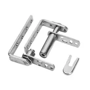 2pack Cafe Door Hinges,304 Stainless Steel Swinging Door Hardware Saloon Door Hinges,Self Closing,for Swinging Door-M Photo Color