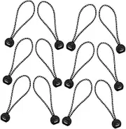 IMIKEYA Elastic Cord Balls 6 Inches Reusable Bungee Cords for Tarp Home Camping Set of 12