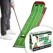 Putting Mat - Indoor Golf Putting Green with 1/2 Hole Training for Mini Game...