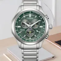 在飛比找momo購物網優惠-【CITIZEN 星辰】鈦金屬 計時光動能腕錶 43mm(A