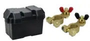 Battery Box With Brass Battery Terminals Caravan Boat Car Battery Box