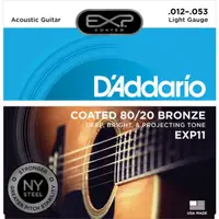 在飛比找蝦皮購物優惠-美國 D’addario EXP11 12-53 木吉他弦 