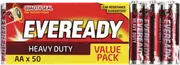 Eveready Heavy Duty AA 50 PK