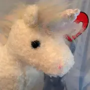 Sparkles UnicornTy Plush #8100 1996 12.25" White $19.99