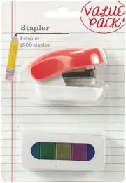 American Crafts AC Office Mini Stapler With Multicolored Staples-