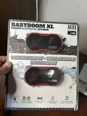 Altec Lansing BabyBoom XL Everything Proof Bluetooth Speaker 2-Pack Red