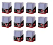 (100 Count) Ultra Pro Super Thick 180pt Toploader Card Holders Plus Free Sleeves