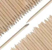 200 Pcs Orange Wood Nail Sticks Double Sided Multi Functional Cuticle Pusher Remover Manicure Pedicure Tool for Manicure Pedicure