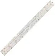 LED Backlight Strip Bar 10 Lamp Fit for Sanyo 32" TV 32CE561LED 3BL-T6324102-006B 005B 020B 019B 015B HK315LEDM DWM32H1Y1 LC315TU3A(3pieces1TV)