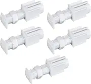 Gihioue Blind Installation Code Shutter Roller - 5X Louver Brackets,Vertical Replacement Part Set for Home Living Room Bedroom Bathroom