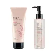 The Face Shop Rice Water Bright Foaming Cleanser (150ml)+ Cleansing Oil (150ml)