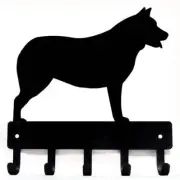 Australian Cattle Dog/ Blue Heeler Key Rack/ Leash Hanger