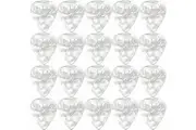 20 x Jim Dunlop Genuine Celluloid White Pearloid Medium Gauge Guitar Picks *NEW*