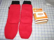*nordic gear fleece sock pair NGS sports walking hunting camping red x-small