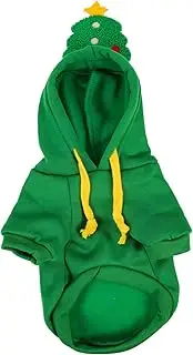 Adorable Dog Xmas Costume Premium Dog Clothes for Christmas Parties Skin Friendly Pet Apparel Tree Design