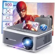 [Electric Focus/Auto Correction] 900 ANSI Ultra HD, Native 1080P 5G WiFi