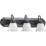 Quorum International 5094-3-195 Fort Worth Bathroom Vanity Light Old World