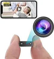 Smallest Spy WiFi Camera,Wireless Remote IP Camera,HD1080P WiFi Security Camera,Portable Nanny Cam, Baby Monitor with Night Vision,Motion Detection,Cloud Storage for Security with iOS Android Phone