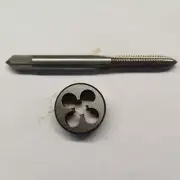 1Set Metric Right Machine M6 X 0.5 0.75 1 Plug Tap and Die Threading Tool