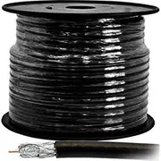RG6QDR-30M DOSS Quad Shield Cable - 30M Roll 75 Ohm Coax Cable - Per Roll 1.0 5Mm Copper Clad Steel Centre Conductor 1.0 5Mm Copper Clad Steel Centre Conductor, Aluminium Braid 60% & Sealed APA