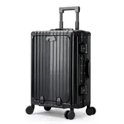 Bopai Aluminium Frame Travel Hard Suitcase Light weight 8 Wheels TSA Lock 24"