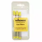 Wagner Yellow Airless Spray Gun Filter - Suits Size 13-15 Orifice - 3 Pack