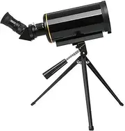Refractive Astronomical Telescope, Telephoto View HD Landscape Astronomy Space Finder Telescope with Tripod for 360° Adjustment Getting Started StarryResearch