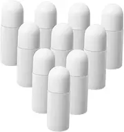 Beavorty 10 Pack Travel Toiletry Bottles Perfume Travel Refillable Bottles for Essential Oils Beauty Products 30ml White