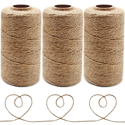 Anvin 984 Feet Cotton Twine Natural Jute Twine Packing Twines Bakers Twine Kr...