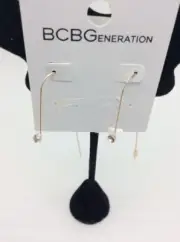 BCBGeneration faceted stone threader earrings MD15