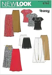 Newlook 6762 Misses' Sewing Pattern Sportswear Separates, Size XS-S-M-L-XL
